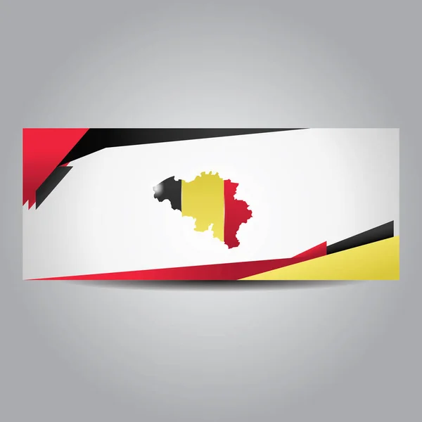Ilustração Vetorial Uma Bandeira Alemanha — Vetor de Stock