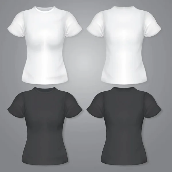 Illustrazione Vettoriale Del Modello Shirt Bianca — Vettoriale Stock