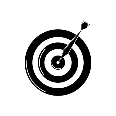 Hedef simgenin vektör illüstrasyonu