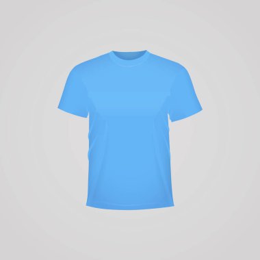 Tişört şablonunun vektör illüstrasyonu