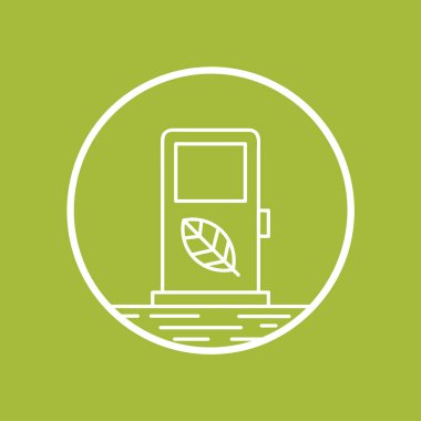 Modern b 'nin vektör illüstrasyonu simge geri dönüşümünden yoksun