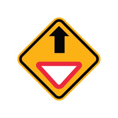 Yol simgesi, vektör illüstrasyonu