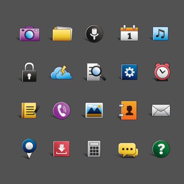 simge ve simge vektör kümesi