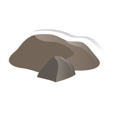 Çizgi film filinin vektör illüstrasyonu