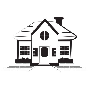 Renk vektör evi simgesi