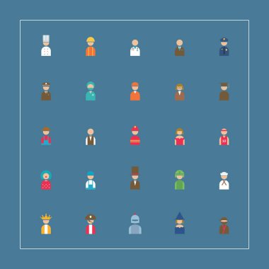 İş ve finans ikonu mesleğinin vektör illüstrasyonu