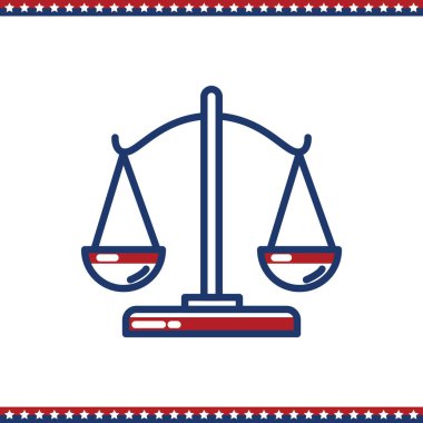 Ölçek simgesi vektör illüstrasyonuName