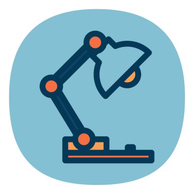 çizgi film uygulama simgesi, vektör illüstrasyonu