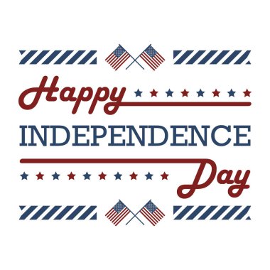 Amerika Birleşik Devletleri bayrağı taşıyan bir anma günü afişinin vektör çizimi.