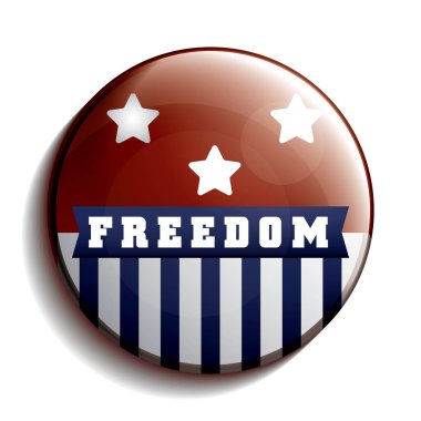 Amerikan bağımsızlık günü, vektör illüstrasyonu