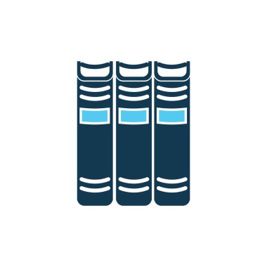 Kitap simgesinin vektör illüstrasyonu