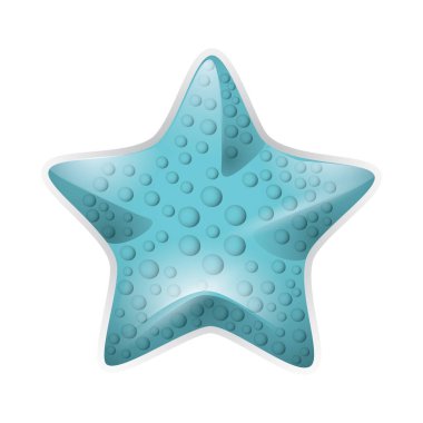 Deniz yıldızının vektör çizimi