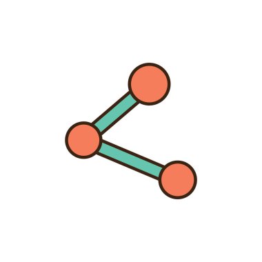 Vektör illüstrasyonu, simge ögesi arkaplanı