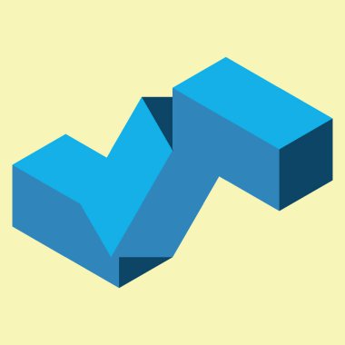 soyut simge, renkli vektör illüstrasyonu