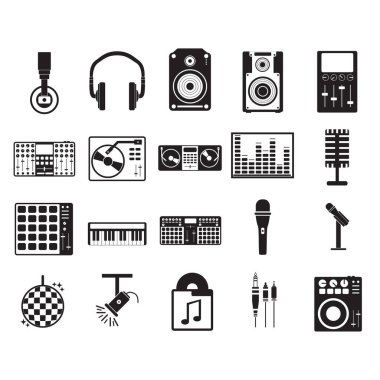 müzik simgeleri koleksiyonu