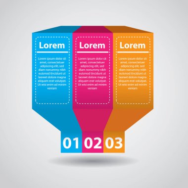 Bilgi grafiği şablonu, vektör illüstrasyonu