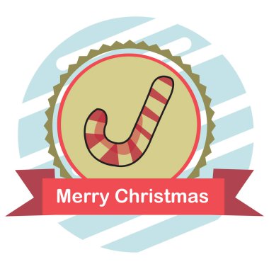 Noel tebrik kartı şablonu, renkli vektör çizimi