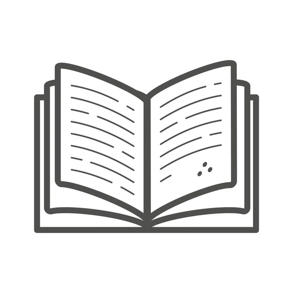 Icono Del Libro Ilustración Vectorial — Vector de stock