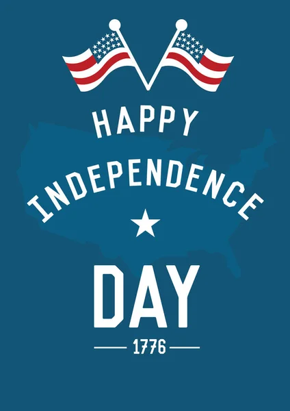 Vector Illustration Background Independence Day — Stock Vector