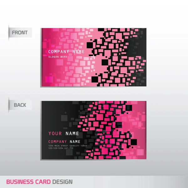 Business Card Vector Illustration — Stock Vector