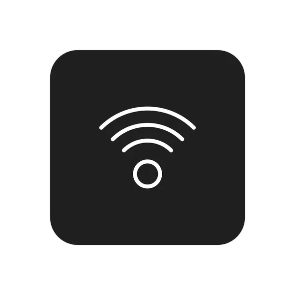Wifi Symbol Vektorillustration Flacher Designstil — Stockvektor