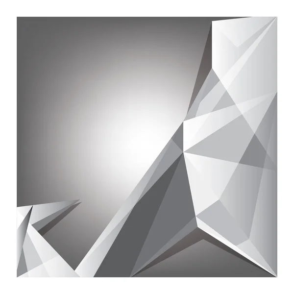 Abstrakt Polygonal Bakgrund Vektorillustration — Stock vektor