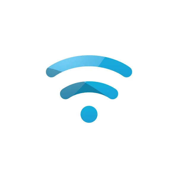 Wifi Symbol Vektorillustration Flacher Designstil — Stockvektor