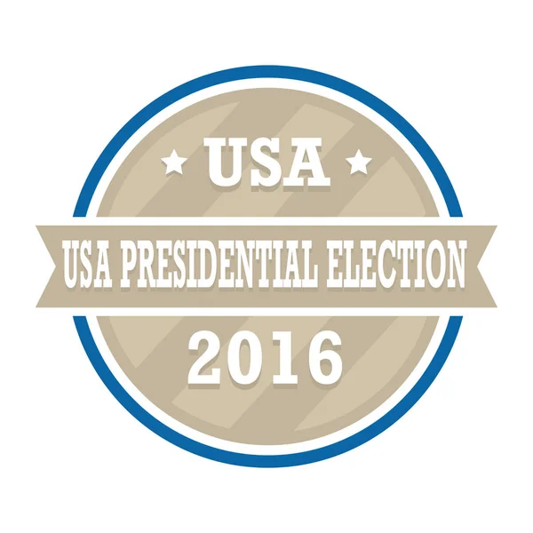 Usa Presidentiële Verkiezing Label — Stockvector