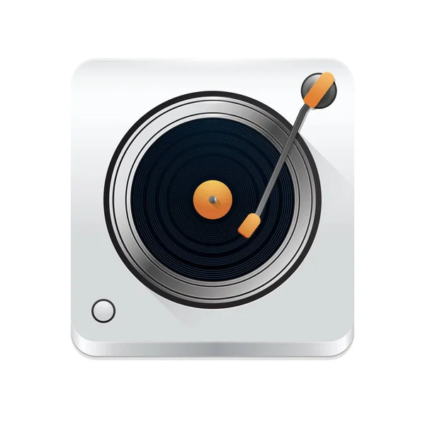 Vektor Illustration Musik Icon Element Hintergrund — Stockvektor