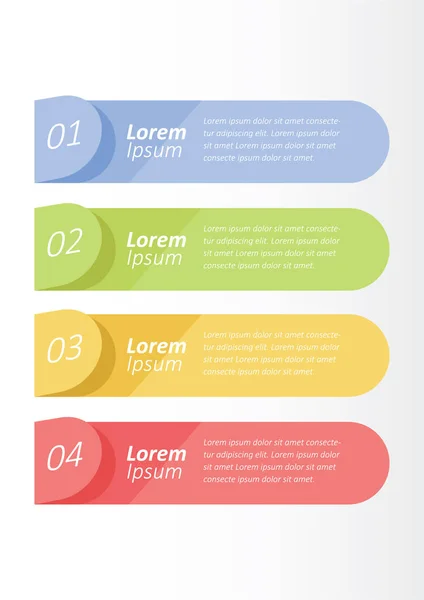 Infográficos Ilustração Vetorial Estilizada —  Vetores de Stock