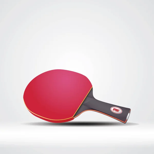 Table Tennis Racket Design Vector Illustration — Stock Vector