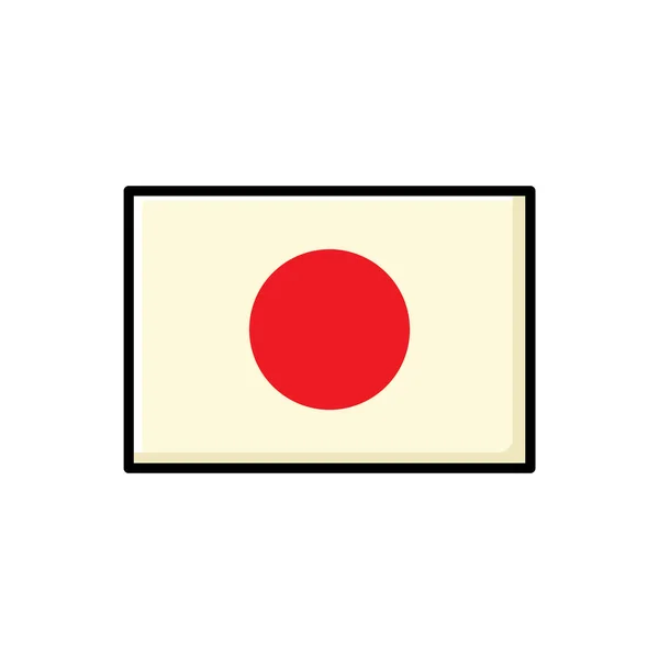 Japan Map Icon — 스톡 벡터