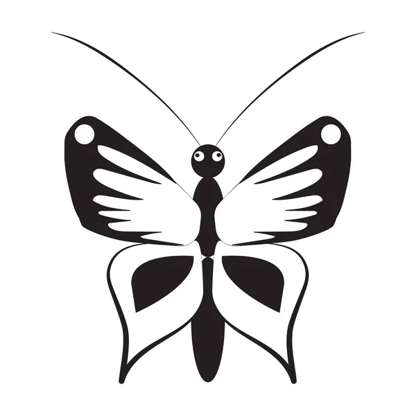 Kelebek Tasarım Vektörü Çizimi — Stok Vektör
