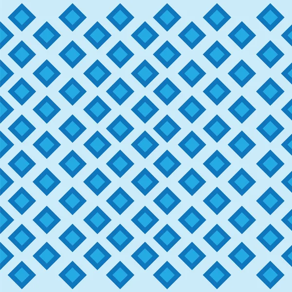 Nahtloses Muster Mit Blauen Und Weißen Geometrischen Formen — Stockvektor