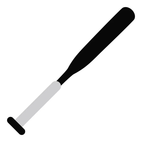 Icône Batte Baseball Dans Style Dessin Animé Isolé Sur Fond — Image vectorielle