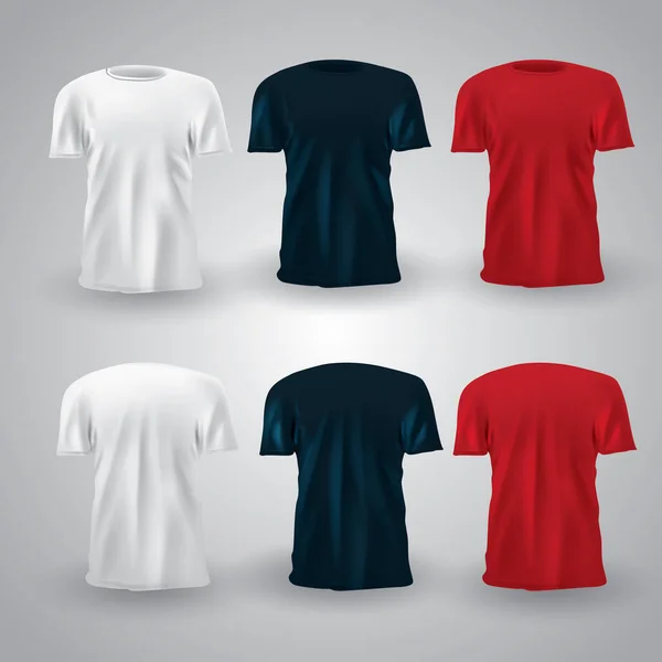 Leere Shirt Vorlage — Stockvektor