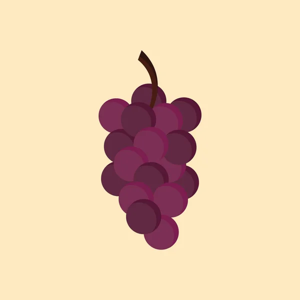 Векторна Ілюстрація Значка Винограду — стоковий вектор