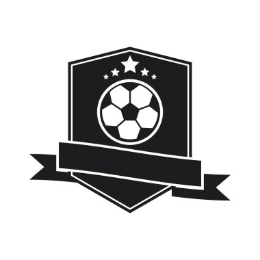 futbol topu ikonu vektör illüstrasyon grafik tasarımı