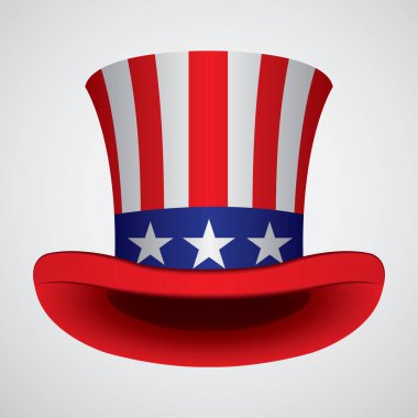  şapka düz simge, vektör illüstrasyonu