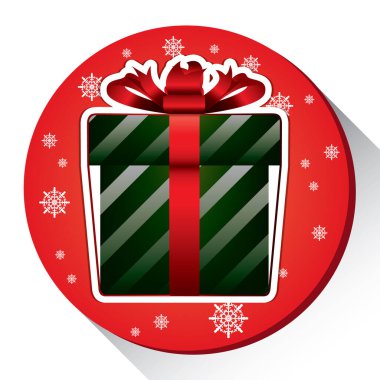 Noel tebrik kartı şablonu, renkli vektör çizimi