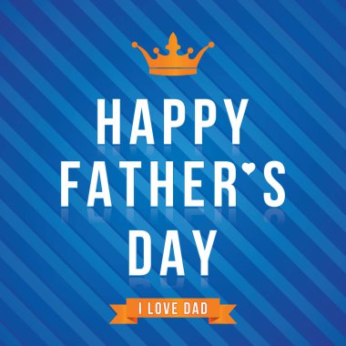 Bir vektör illüstrasyonlu mutlu gün kartı