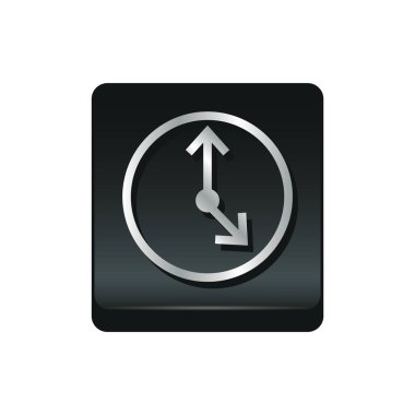 İşaretli bir düğmenin vektör illüstrasyonu