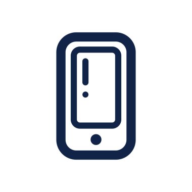 cep telefonu simgesi. vektör illüstrasyonu