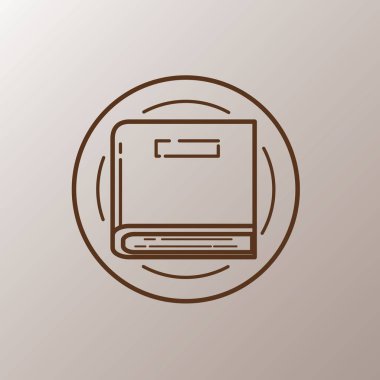 Modern simgenin vektör illüstrasyonu