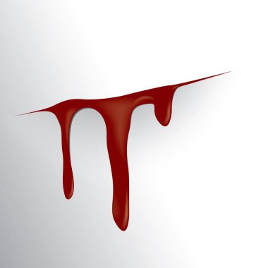 Kanlı kesik yarası, tasarım vektörü çizimi