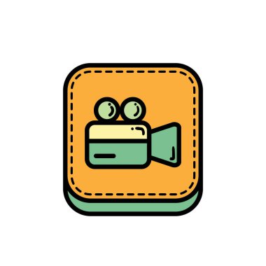 Vektör illüstrasyonu, simge ögesi arkaplanı