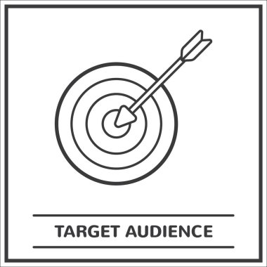 Vektör illüstrasyonu, simge ögesi arkaplanı