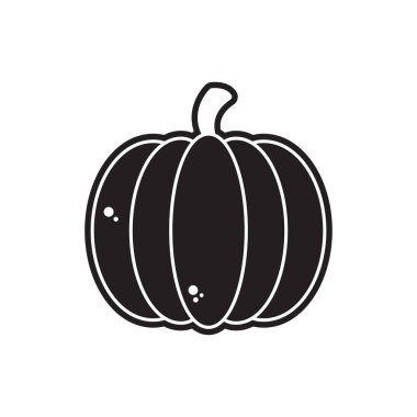 Kabak yassı ikonu, vektör illüstrasyonu