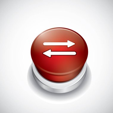 Oklu kırmızı düğme