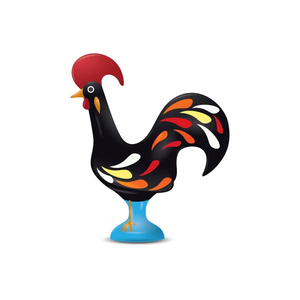 Vector Illustration Cartoon Character Bird — Stock Vector